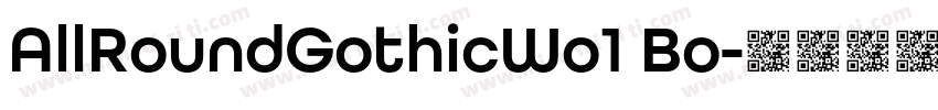 AllRoundGothicWo1 Bo字体转换